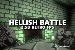 Hellish Battle - 2.5D Retro FPS
