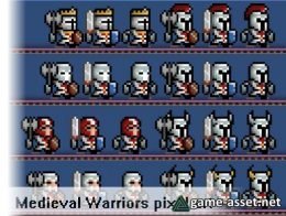 Medival Warriors Pixel Art Pack