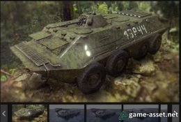 [Functional] 6 Versions APC Military Vehicle