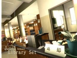 Japanese School Library Set