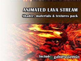 Animated Lava Stream