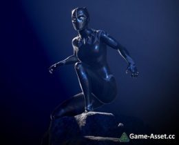 3D Model - Shuri The Black Panther