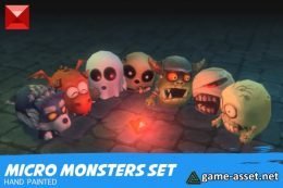 Micro Monster & Heroes Pack Low Poly