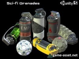 Sci-Fi Grenades PBR