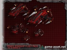 Pirate Starship Fleet Package