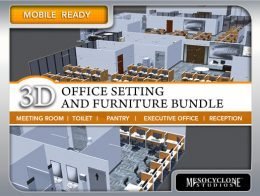 Office Setting & Furniture Bundle v1.0