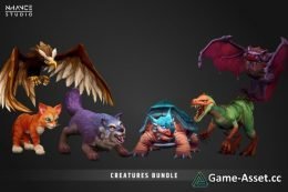 Stylized Fantasy Creatures Bundle