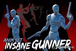 Insane Gunner AnimSet (Unity)