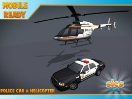 Police Car & Helicopter