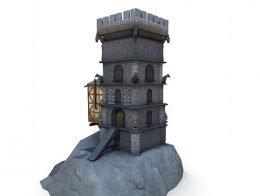 Medieval Building 38 Wizard Tower v1.0