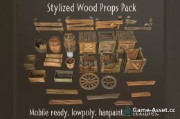 Stylized Wood Props Pack