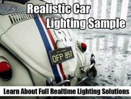 Realistic Car Lighting Sample