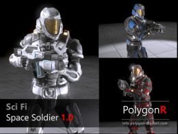 Sci Fi Space Soldier PolygonR v1.2