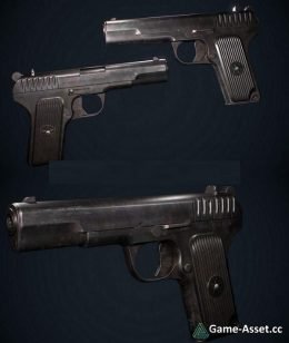 3D-Model - TT-33 Sovier Pistol