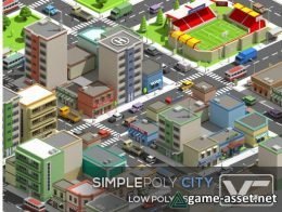 SimplePoly City - Low Poly Assets