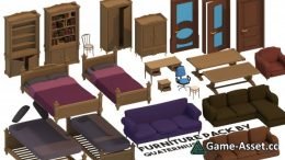 3D-model - Furniture Pack