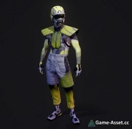 3D-Model – FutureSport – Game Character