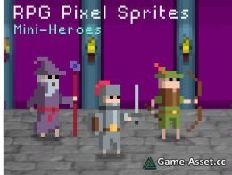 RPG Pixel Sprites - Mini Heroes