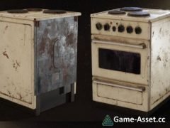 3D-Model | Old Rusty Stove