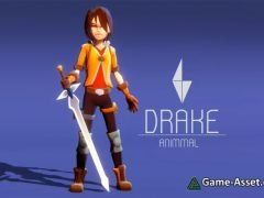 DRAKE - Stylized Action Adventure/RPG Character