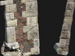 Castle Wall 2 Megascan 4k 3D Asset