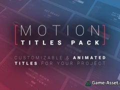 Motion Titles Pack