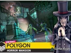 POLYGON Horror Mansion - Low Poly 3D Art by Synty