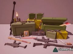 Low Poly Weapons