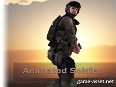 Animated Soldier - Midpoly
