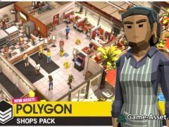 POLYGON Shops Pack - Low Poly 3D Art by Synty