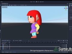 Designing game characters for 2D & 3D with Blender & Godot