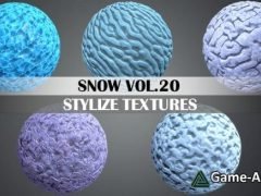 Snow Vol.20 - Hand Painted Textures