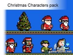 2D Christmas Characters Pack