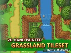 2D Hand Painted - Grassland Tileset