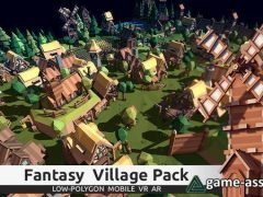 TARBO - Lowpoly Fantasy Village Pack Low-poly 3D model