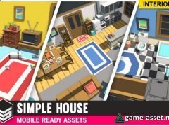 Simple House Interiors - Cartoon assets