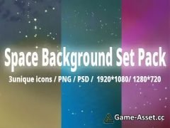 Space Background Set Pack