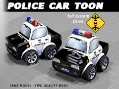Police Car Toon