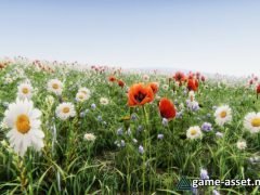 Realistic Grass Flowers Pack