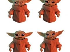 3D Model – Baby Yoda Rig (Maya)
