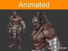 Character Orc Low-poly