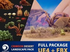 Crimson Desert Landscape -Full package UE4 and FBX