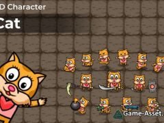 2D Character - Cat