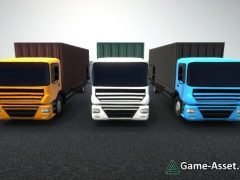 Truck low poly