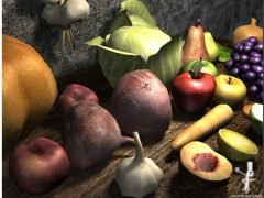 Medieval Fruits Vegetables