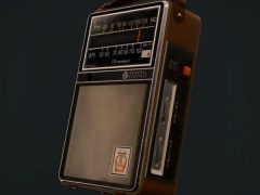3D-Model - General Electric P975D Portable Transistor Radio