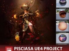 Pisciasa Stylized PBR Character UE4 project