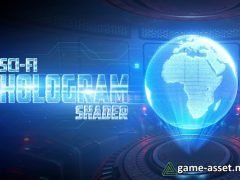 Sci Fi Hologram Shader by Knife Entertainment