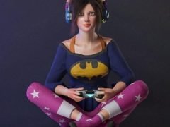 3D Model – Gamer Girl