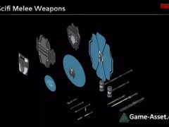 Scifi Melee-Weapons